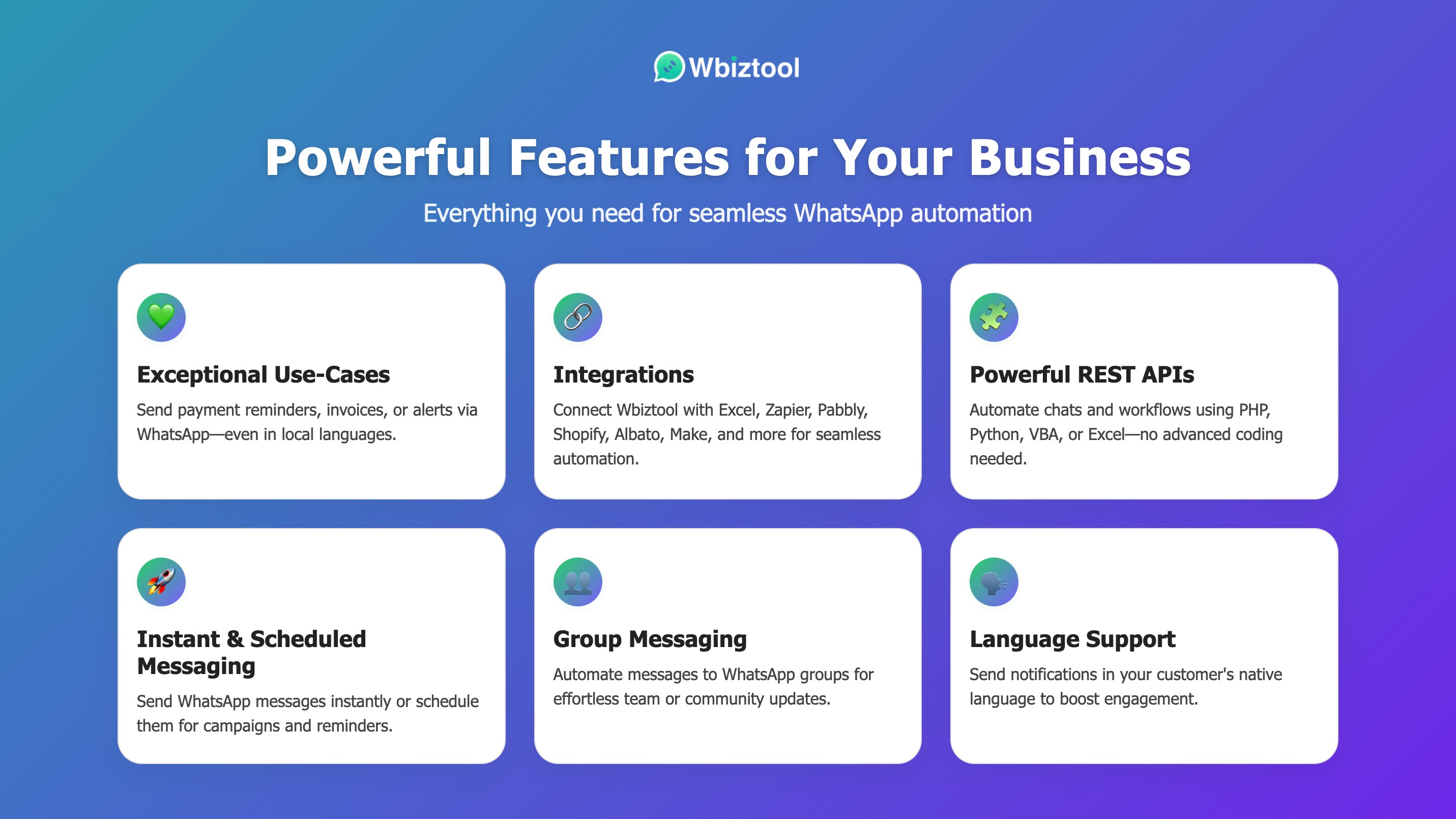 Why users love WbizTool